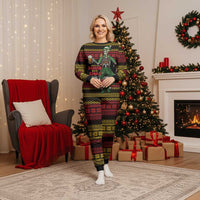 Lederhosen Skeleton Dance Christmas Pajama Set Bavarian Gothic Christmas - Wonder Print Shop