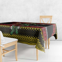 Lederhosen Skeleton Dance Tablecloth Bavarian Gothic Christmas - Wonder Print Shop