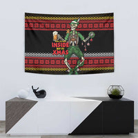 Lederhosen Skeleton Dance Tapestry Bavarian Gothic Christmas - Wonder Print Shop