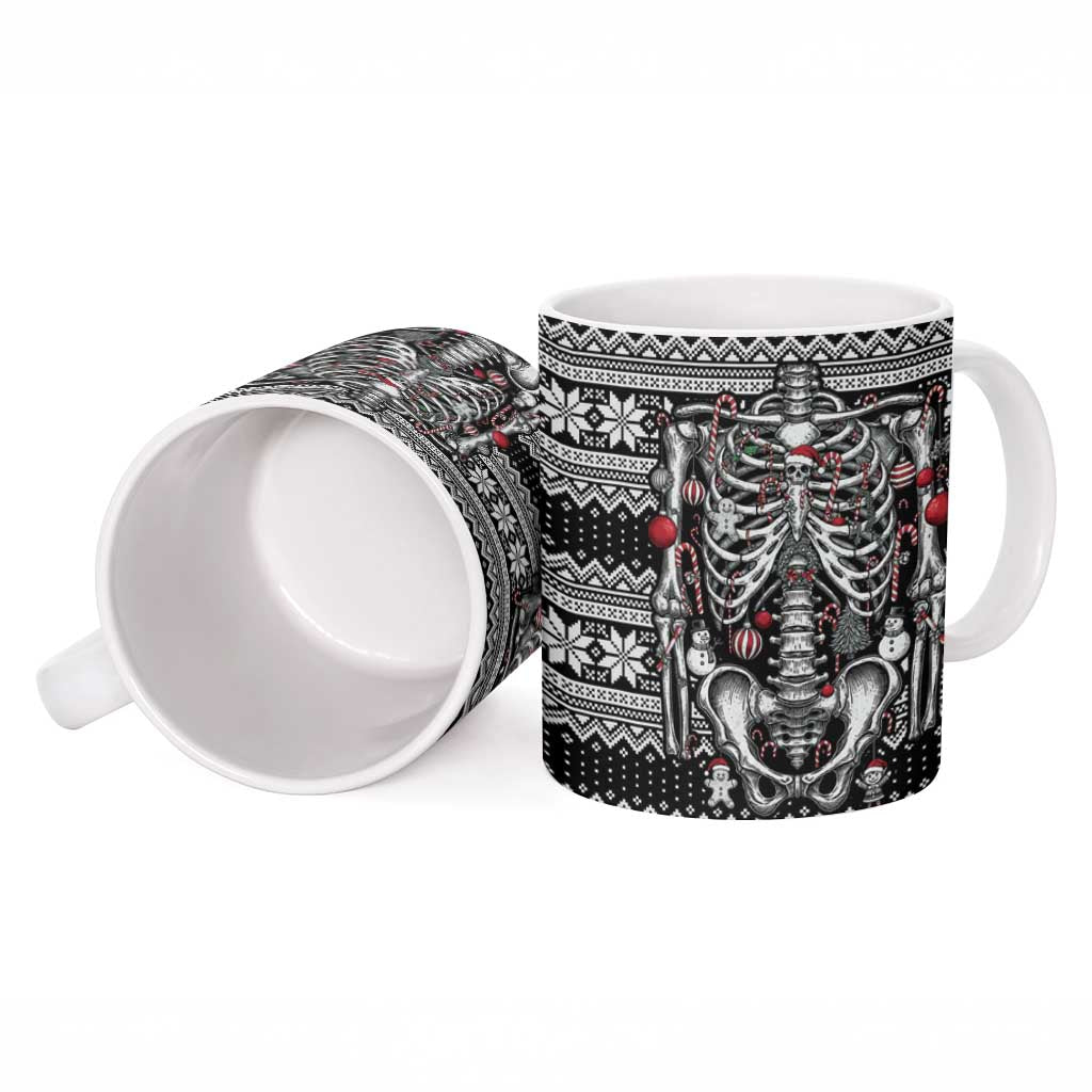 Merry Creepmas Ceramic Mug Bone to be Jolly - Wonder Print Shop