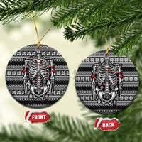 Merry Creepmas Bone to be Jolly Ceramic Ornament - Wonder Print Shop
