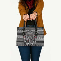 Merry Creepmas Leather Bag Bone to be Jolly - Wonder Print Shop