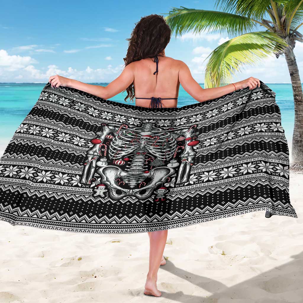 Merry Creepmas Sarong Bone to be Jolly - Wonder Print Shop