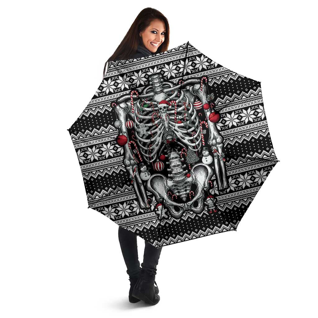 Merry Creepmas Umbrella Bone to be Jolly - Wonder Print Shop