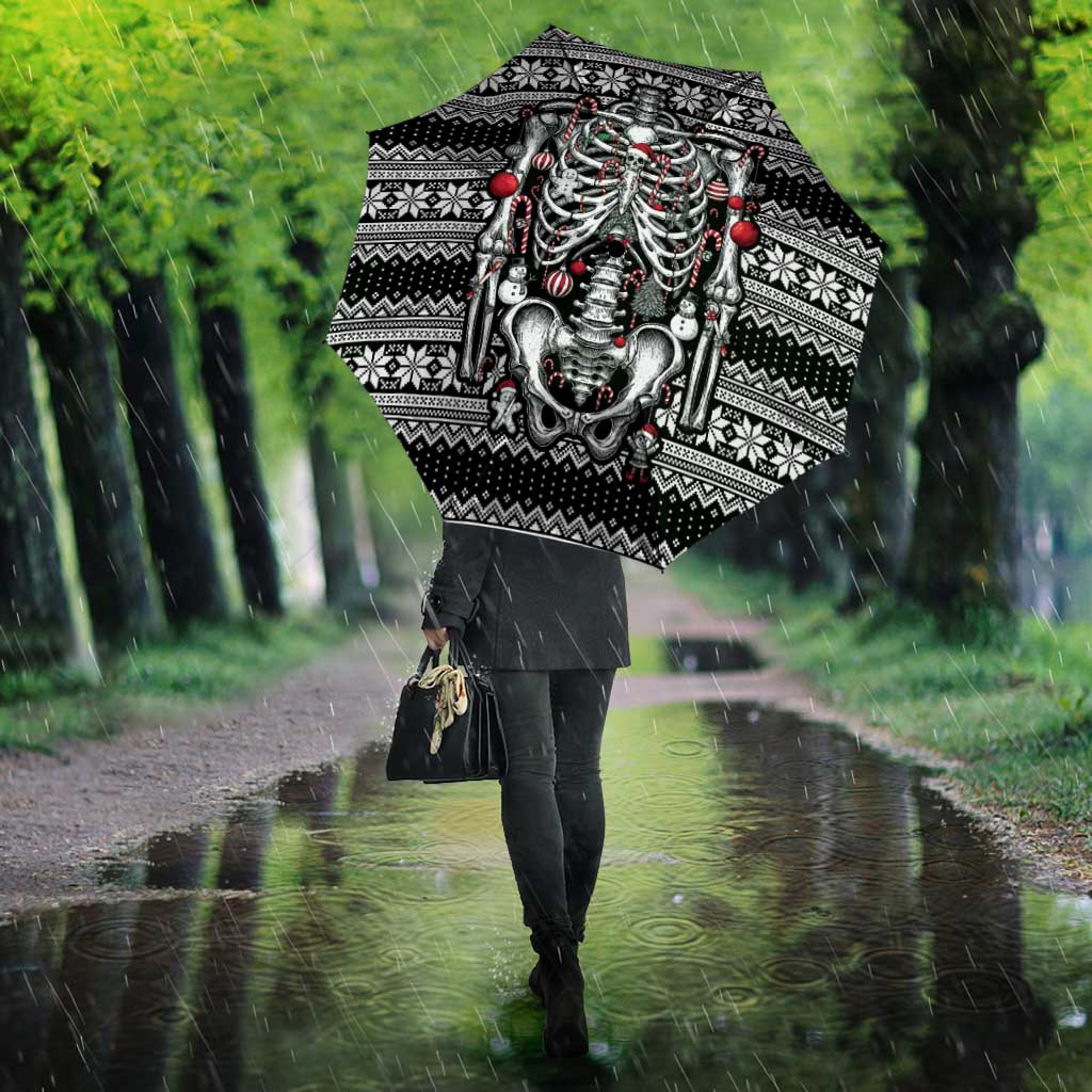 Merry Creepmas Umbrella Bone to be Jolly - Wonder Print Shop