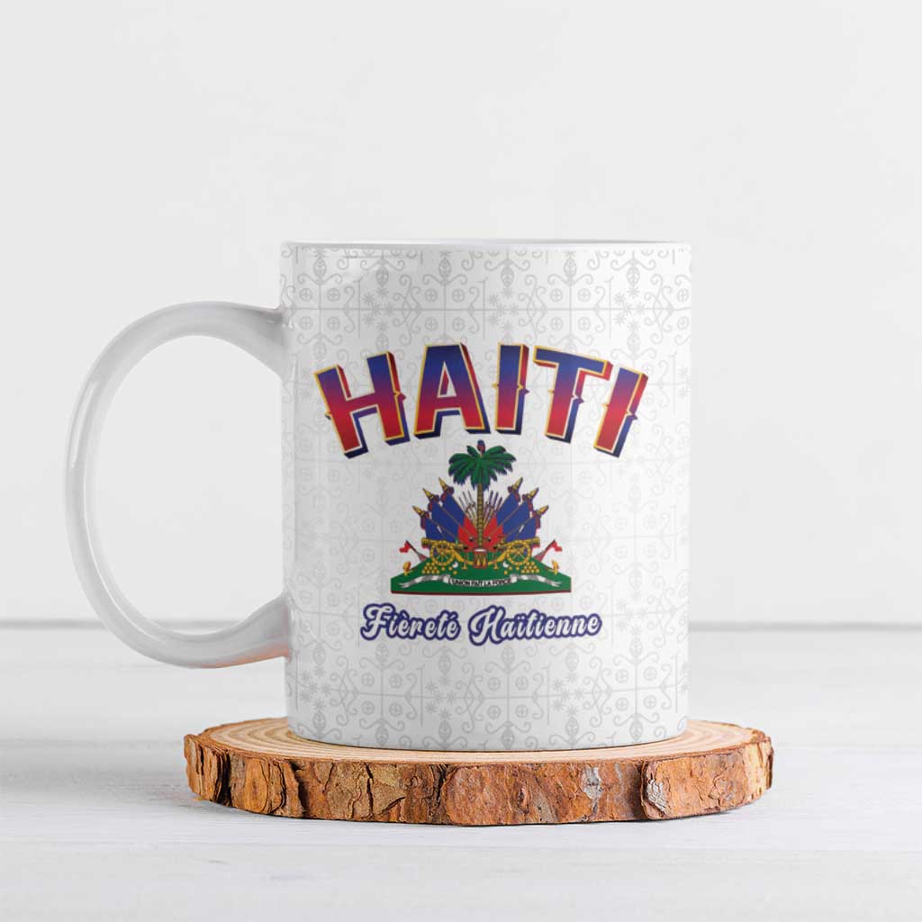 World Football Haiti 2026 Ceramic Mug Haiti est de Retour White Voodoo Veve Spirits - Wonder Print Shop
