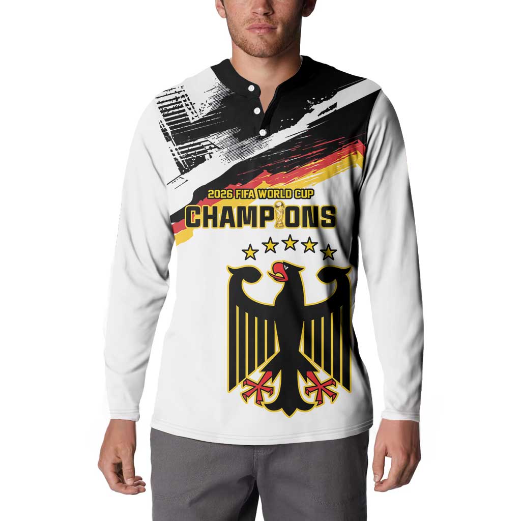Custom Germany WC26 Future Champions Button Sweatshirt Zusammen Geschichte Schreiben - Wonder Print Shop
