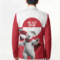 I Stand With Greenland Blazer Red and White Side by Side