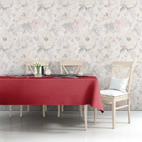 I Stand With Greenland Tablecloth Red and White Side by Side