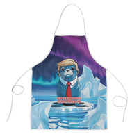 I Stand With Greenland Apron Funny Sealion Founding