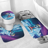 I Stand With Greenland Bathroom Set Funny Sealion Founding