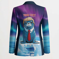 Personalized I Stand With Greenland Blazer Funny Sealion Founding