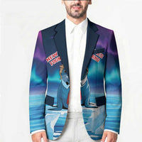 Personalized I Stand With Greenland Blazer Funny Sealion Founding