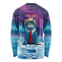 Personalized I Stand With Greenland Long Sleeve Shirt Funny Sealion Founding