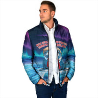 Personalized I Stand With Greenland Padded Jacket Funny Sealion Founding