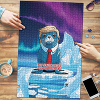 I Stand With Greenland Puzzle Funny Sealion Founding