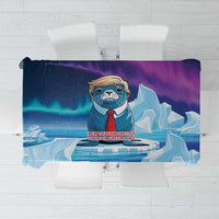 I Stand With Greenland Tablecloth Funny Sealion Founding