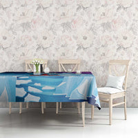 I Stand With Greenland Tablecloth Funny Sealion Founding