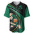 Custom Ireland Rugby Baseball Jersey Irish Shamrocks Warriors Sporty Style LT9 - Wonder Print Shop