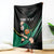 Custom Ireland Rugby Blanket Irish Shamrocks Warriors Sporty Style