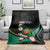 Custom Ireland Rugby Blanket Irish Shamrocks Warriors Sporty Style