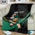 Custom Ireland Rugby Blanket Irish Shamrocks Warriors Sporty Style