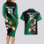 Custom Ireland Rugby Couples Matching Long Sleeve Bodycon Dress and Hawaiian Shirt Irish Shamrocks Warriors Sporty Style LT9 - Wonder Print Shop