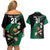 Custom Ireland Rugby Couples Matching Off Shoulder Short Dress and Hawaiian Shirt Irish Shamrocks Warriors Sporty Style LT9 - Wonder Print Shop