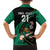 Custom Ireland Rugby Family Matching Long Sleeve Bodycon Dress and Hawaiian Shirt Irish Shamrocks Warriors Sporty Style LT9 - Wonder Print Shop