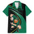 Custom Ireland Rugby Family Matching Mermaid Dress and Hawaiian Shirt Irish Shamrocks Warriors Sporty Style LT9 - Wonder Print Shop