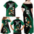 Custom Ireland Rugby Family Matching Off Shoulder Maxi Dress and Hawaiian Shirt Irish Shamrocks Warriors Sporty Style LT9 - Wonder Print Shop