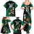 Custom Ireland Rugby Family Matching Summer Maxi Dress and Hawaiian Shirt Irish Shamrocks Warriors Sporty Style - Wonder Print Shop