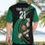 Custom Ireland Rugby Hawaiian Shirt Irish Shamrocks Warriors Sporty Style - Wonder Print Shop