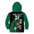 Custom Ireland Rugby Kid Hoodie Irish Shamrocks Warriors Sporty Style - Wonder Print Shop