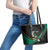 Custom Ireland Rugby Leather Tote Bag Irish Shamrocks Warriors Sporty Style - Wonder Print Shop