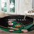 Custom Ireland Rugby Round Carpet Irish Shamrocks Warriors Sporty Style