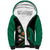 Custom Ireland Rugby Sherpa Hoodie Irish Shamrocks Warriors Sporty Style