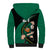 Custom Ireland Rugby Sherpa Hoodie Irish Shamrocks Warriors Sporty Style