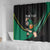 Custom Ireland Rugby Shower Curtain Irish Shamrocks Warriors Sporty Style