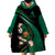 Custom Ireland Rugby Wearable Blanket Hoodie Irish Shamrocks Warriors Sporty Style