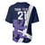 Custom Scotland Rugby Baseball Jersey Scottish Lion and Thistle LT9 - Wonder Print Shop