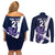 Custom Scotland Rugby Couples Matching Off Shoulder Short Dress and Long Sleeve Button Shirt Scottish Lion and Thistle LT9 - Wonder Print Shop