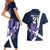 Custom Scotland Rugby Couples Matching Short Sleeve Bodycon Dress and Hawaiian Shirt Scottish Lion and Thistle LT9 - Wonder Print Shop