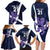 Custom Scotland Rugby Family Matching Long Sleeve Bodycon Dress and Hawaiian Shirt Scottish Lion and Thistle LT9 - Wonder Print Shop