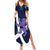 Custom Scotland Rugby Family Matching Summer Maxi Dress and Hawaiian Shirt Scottish Lion and Thistle - Wonder Print Shop