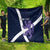 Custom Scotland Rugby Quilt Scottish Lion and Thistle