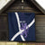 Custom Scotland Rugby Quilt Scottish Lion and Thistle