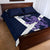 Custom Scotland Rugby Quilt Bed Set Scottish Lion and Thistle