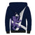 Custom Scotland Rugby Sherpa Hoodie Scottish Lion and Thistle