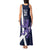 Custom Scotland Rugby Tank Maxi Dress Scottish Lion and Thistle